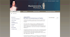 Desktop Screenshot of marienverein.de